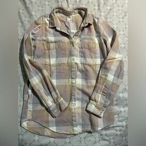 Altar'd State Pastel Plaid Shirt